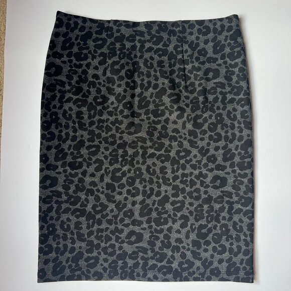 LOFT Petites Leopard Print Pencil Skirt XS Petite - NWT - Picture 4 of 6
